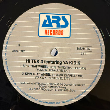 HI TEK 3 FEAT YA KID K <br> SPIN THAT WHEEL