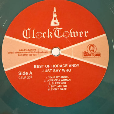 HORACE ANDY <br> BEST OF VOLUME 1: JUST SAY WHO