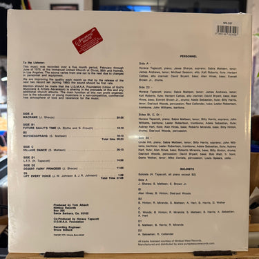 HORACE TAPSCOTT <br> LIVE AT I.U.C.C.