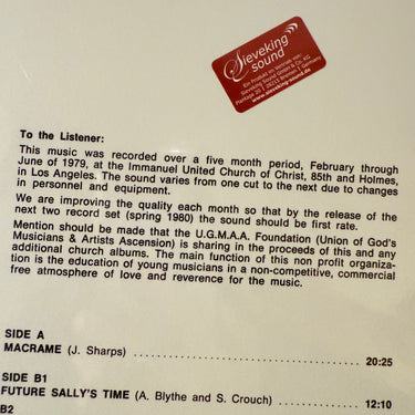 HORACE TAPSCOTT <br> LIVE AT I.U.C.C.