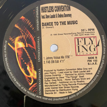 HUSTLERS CONVENTION <br> DANCE TO THE MUSIC