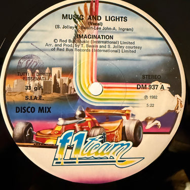 IMAGINATION <br> MUSIC AND LIGHTS