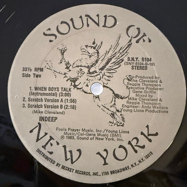 INDEEP <br> WHEN BOYS TALK