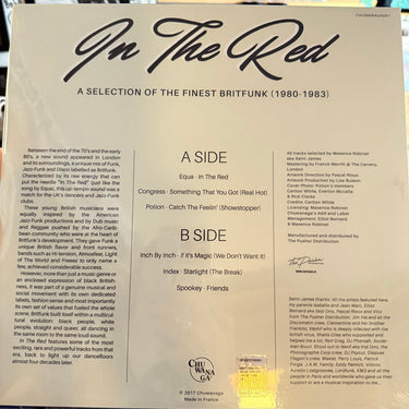 IN THE RED <br> A SELECTION OF THE FINEST BRITFUNK 1980-1983
