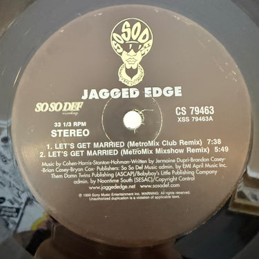 JAGGED EDGE <br> LET'S GET MARRIED
