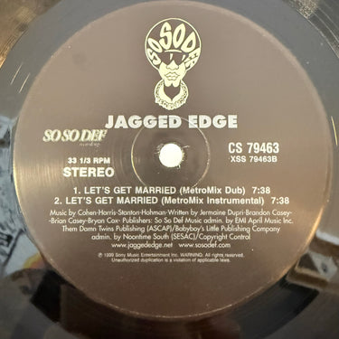 JAGGED EDGE <br> LET'S GET MARRIED