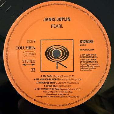 JANIS JOPLIN <br> PEARL