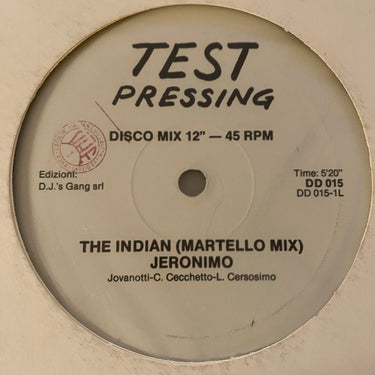 JERONIMO / GINO LATINO ORCHESTRA <br> THE INDIAN / LATINO