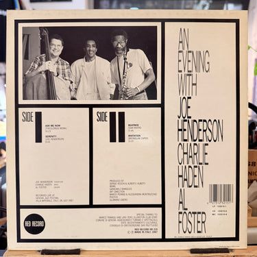 JOE HENDERSON <br> AN EVENING WITH