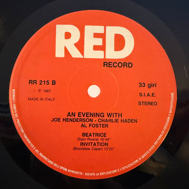 JOE HENDERSON <br> AN EVENING WITH