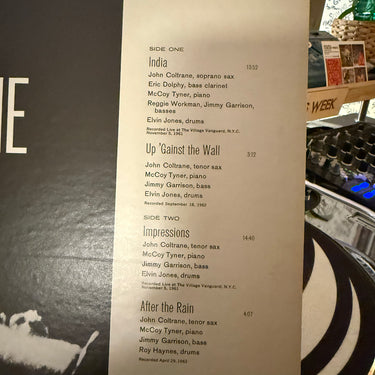 JOHN COLTRANE <br> IMPRESSIONS