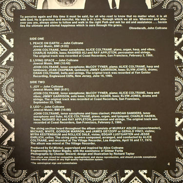 JOHN COLTRANE <br> INFINITY