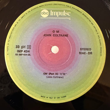 JOHN COLTRANE <br> OM