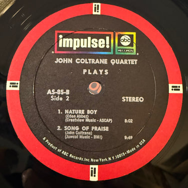 THE JOHN COLTRANE QUARTET <br> PLAYS