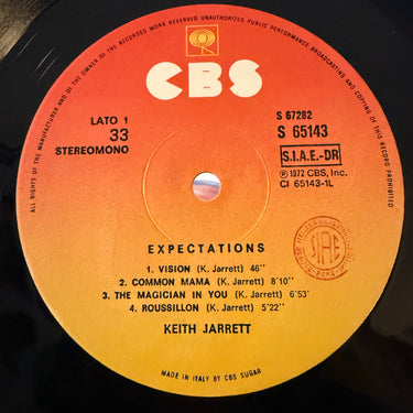 KEITH JARRETT <br> EXPECTATIONS
