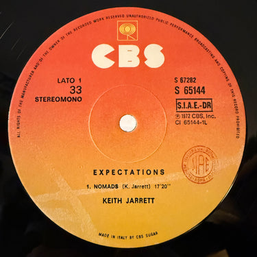 KEITH JARRETT <br> EXPECTATIONS