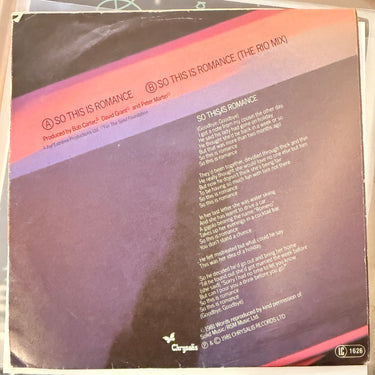 LINX <br> SO THIS IS ROMANCE