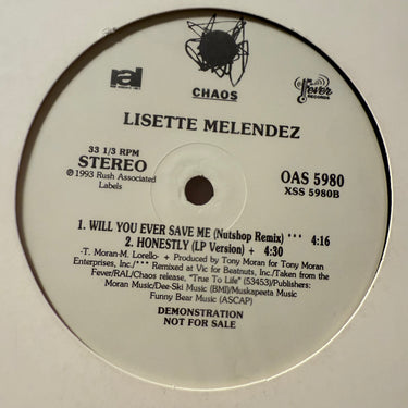 LISETTE MELENDEZ <br> WILL YOU EVER SAVE ME