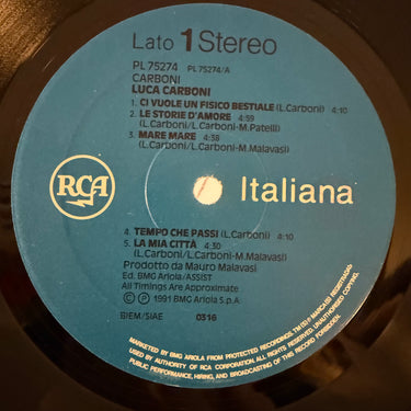 LUCA CARBONI <br> CARBONI