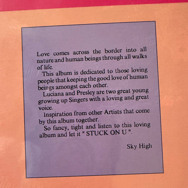 LUCIANA AND PRESLEY <br> STUCK ON U