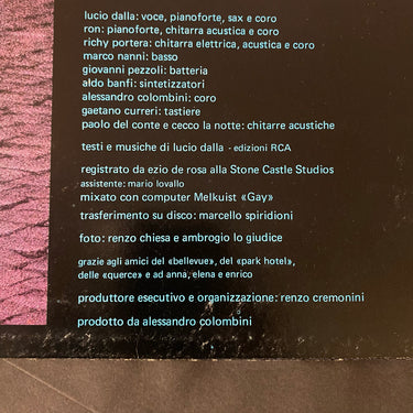 LUCIO DALLA <br> DALLA