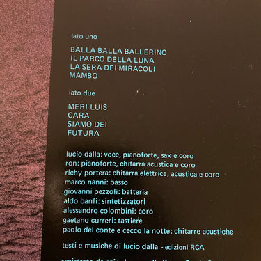 LUCIO DALLA <br> DALLA