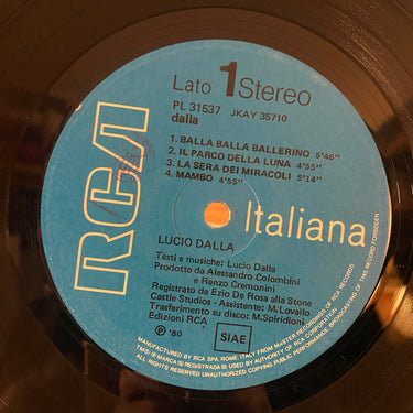 LUCIO DALLA <br> DALLA