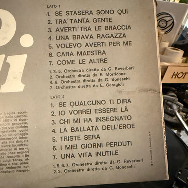 LUIGI TENCO <br> SE STASERA SONO QUI