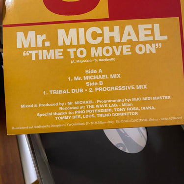 MR. MICHAEL <br> TIME TO MOVE ON
