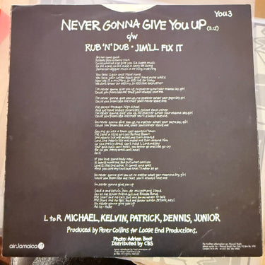 MUSICAL YOUTH <br> NEVER GONNA GIVE YOU UP