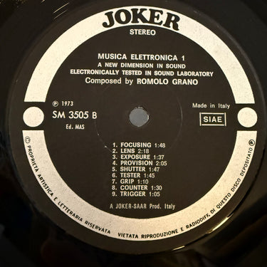 MUSICA ELETTRONICA <br> VOLUME 1