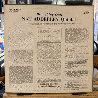 NAT ADDERLEY <br> BRANCHING OUT