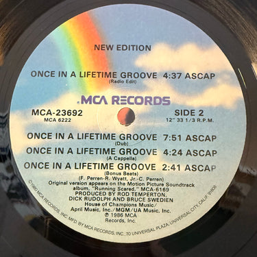 NEW EDITION <br> ONCE IN A LIFETIME GROOVE