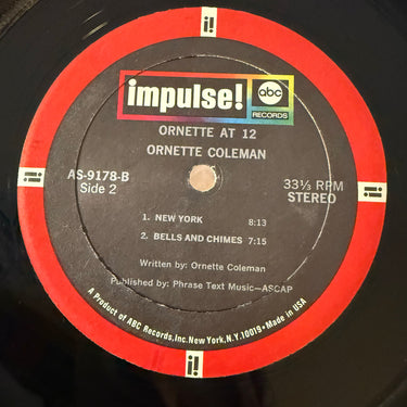 ORNETTE COLEMAN <br> ORNETTE AT 12