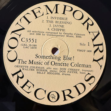 ORNETTE COLEMAN <br> SOMETHING ELSE!!!!