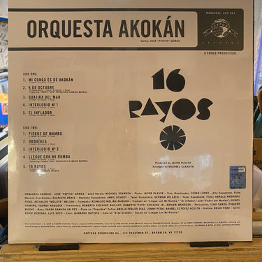 ORQUESTA AKOKÁN <br> 16 RAYOS