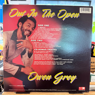 OWEN GREY <br> OUT IN THE OPEN