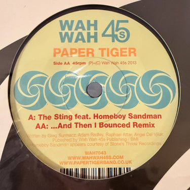PAPER TIGER <br> THE STING
