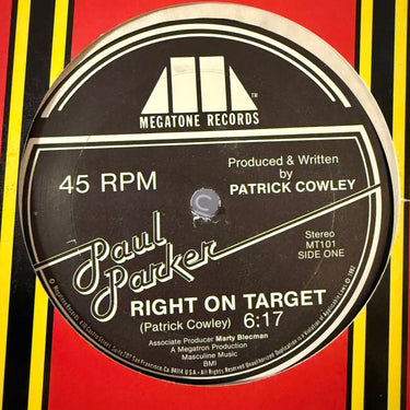PAUL PARKER <br> RIGHT ON TARGET