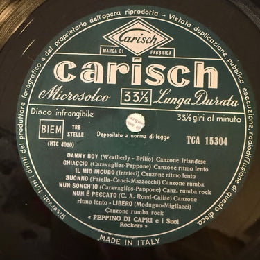 PEPPINO DI CAPRI E I SUOI ROCKERS <br> PEPPINO DI CAPRI E I SUOI ROCKERS