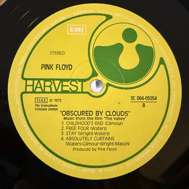 PINK FLOYD <br> OBSCURED BY CLOUDS