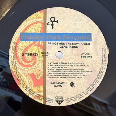 PRINCE AND THE NEW POWER GENERATION <br> LOVE SYMBOL