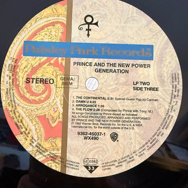 PRINCE AND THE NEW POWER GENERATION <br> LOVE SYMBOL