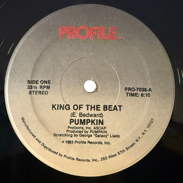 PUMPKIN <br> KING OF THE BEAT