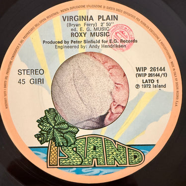ROXY MUSIC <br> VIRGINIA PLAIN