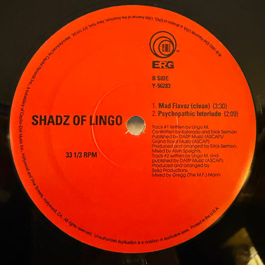 SHADZ OF LINGO <br> MAD FLAVAZ