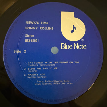 SONNY ROLLINS <br> NEWK'S TIME