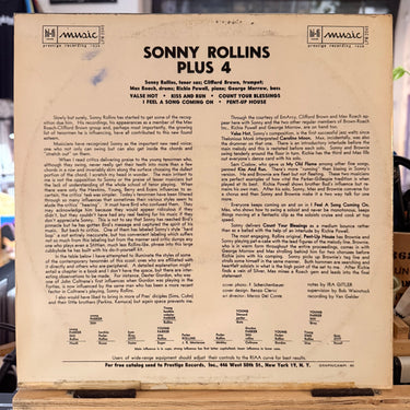 SONNY ROLLINS <br> PLUS FOUR