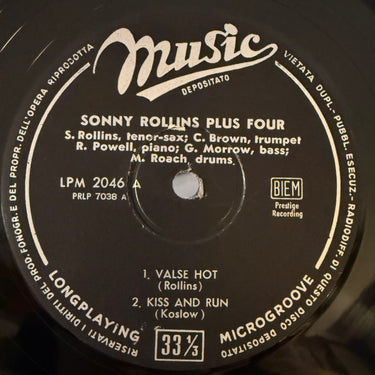 SONNY ROLLINS <br> PLUS FOUR