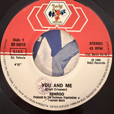 SPARGO <br> YOU AND ME